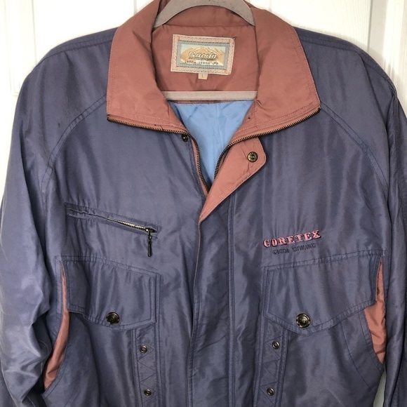 Vintage Purple & Pink Zip Up Bomber Jacket Large - Picture 2 of 7